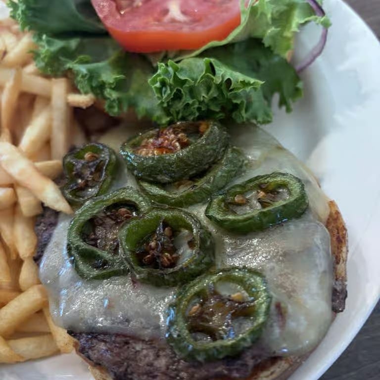 Volcano Burger.