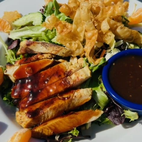 Asian Sesame Chicken Salad.