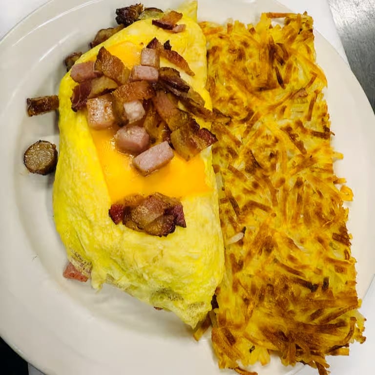 Meat-Lovers Omelet.