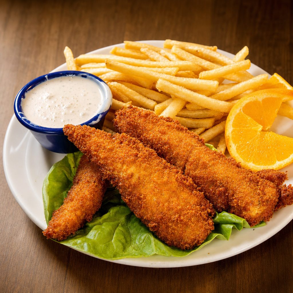Crispy Chicken Tenders.