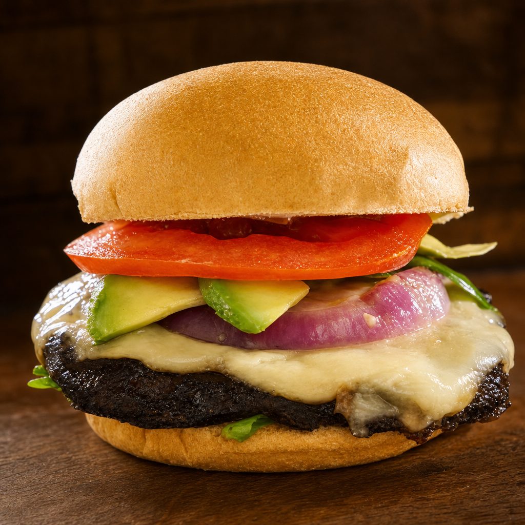 Portobello Mushroom Sandwich.