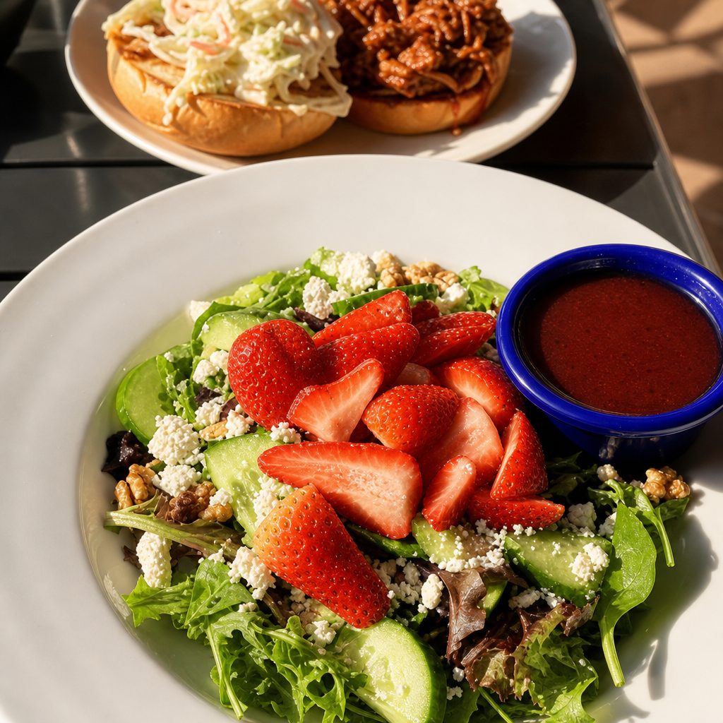 Strawberry Fields Salad.