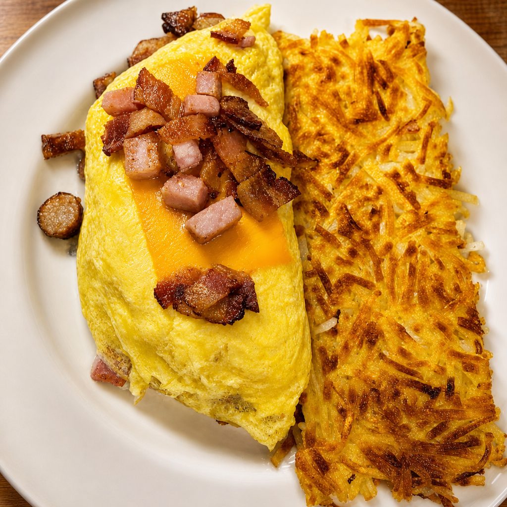 Meat-Lovers Omelet.