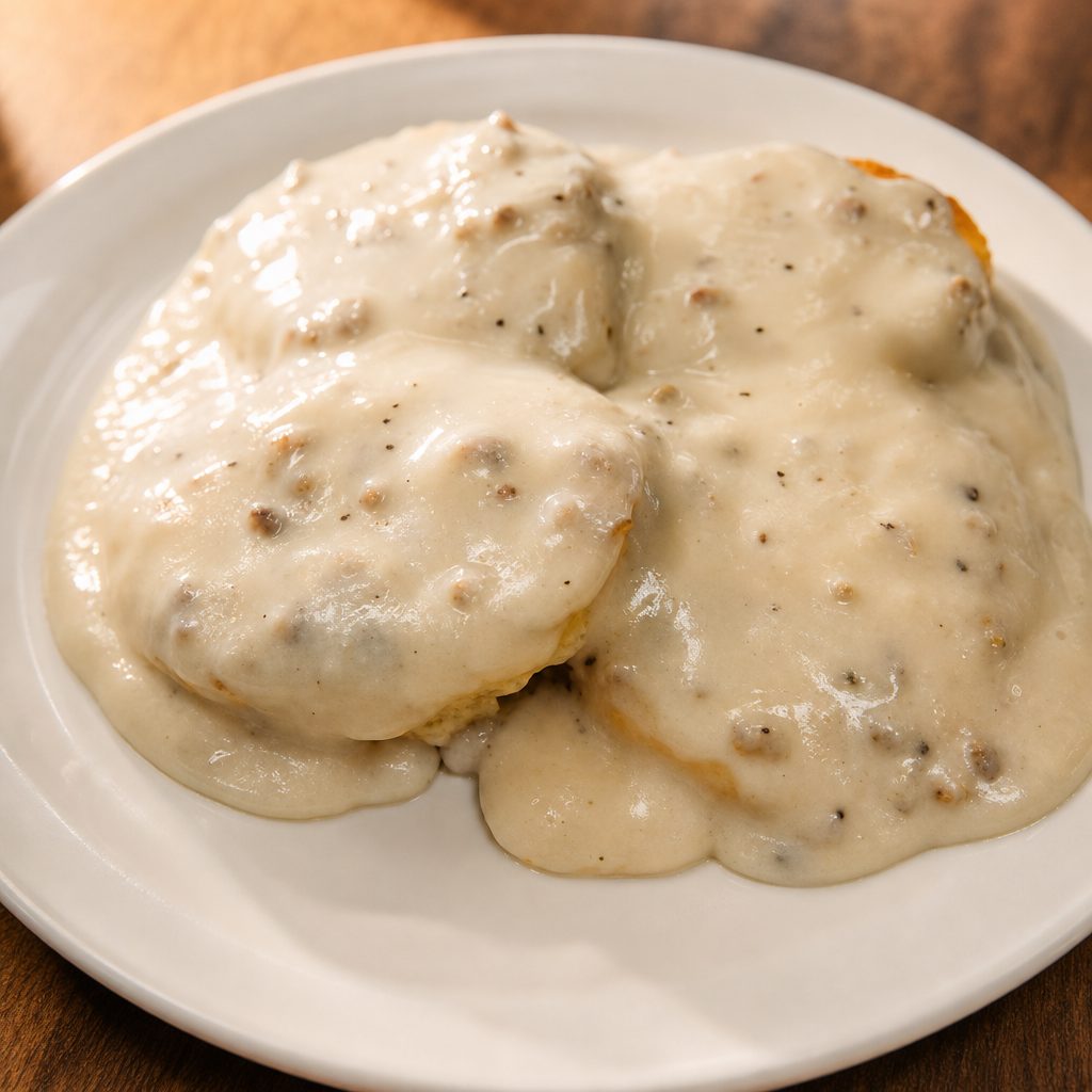 Biscuits N' Gravy.